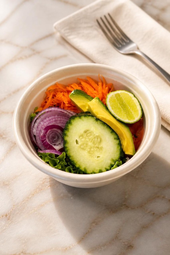 Ensalada fresca de la casa